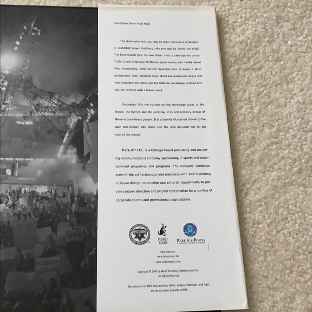 WWE Unscripted Book - Picture 3 of 7